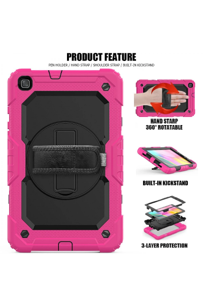 Newface Samsung Galaxy T290 Tab A 8 Kılıf Pars Tablet Kapak - Pembe resmi