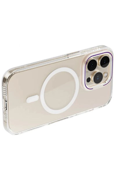 Newface iPhone 14 Pro Kılıf Blueo Anti Drop Magsafe Kapak - Derin Mor resmi