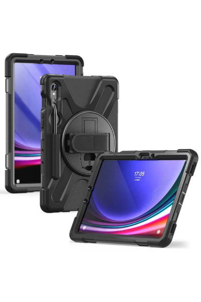 Newface Samsung Galaxy X510 Tab S9 FE 11 Kılıf Amazing Tablet Kapak - Siyah resmi