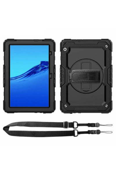 Newface Lenovo Tab M10 TB311FU Kılıf Amazing Tablet Kapak - Siyah resmi