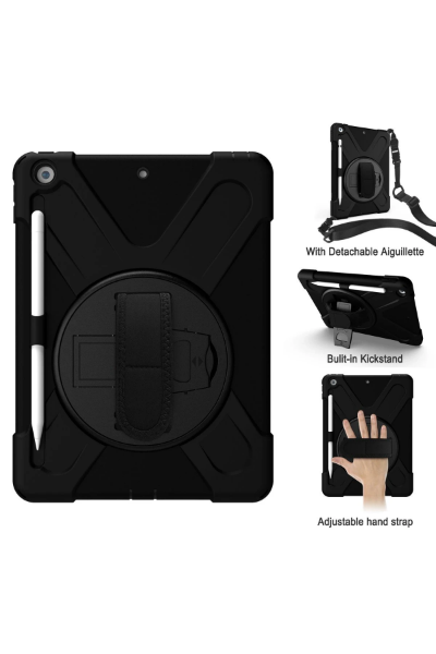 Newface iPad Pro 13 (2024) Kılıf Amazing Tablet Kapak - Siyah resmi