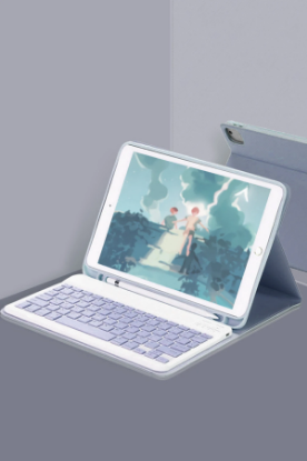 Newface iPad Air 11 (2024) Kılıf KC01 Smart Klavyeli Tablet Kılıfı - Lacivert resmi