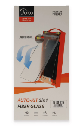 Joko Samsung Galaxy S23 Ultra AutoKit 5in1 Fiber Hayalet Cam Ekran Koruyucu resmi