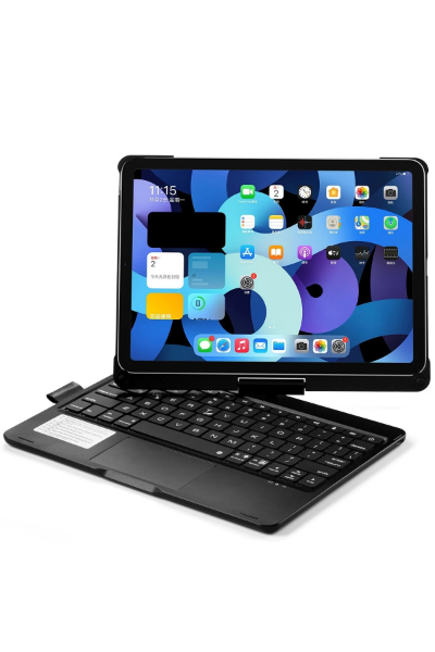 Newface iPad Pro 11 (2021) Kılıf Magic Dönen Klavyeli Tablet Kılıf - Siyah resmi