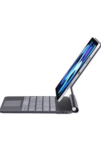 Newface iPad Pro 11 (2024) Kılıf X7P Magic Manyetik Klavyeli Tablet Kılıfı - Siyah resmi