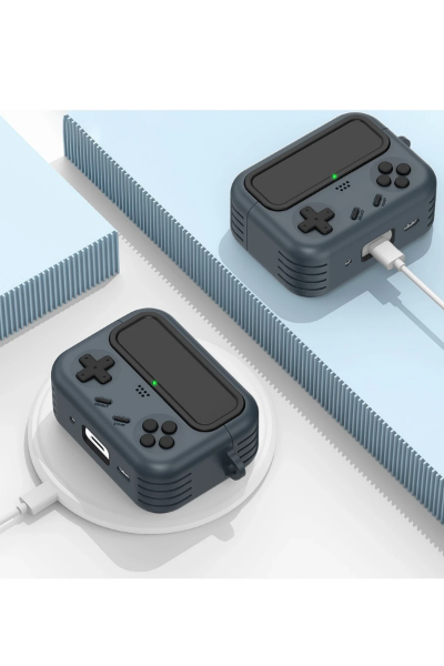 Movenchy Airpods Pro 2 (2.nesil) Game Device Kılıf - Siyah resmi