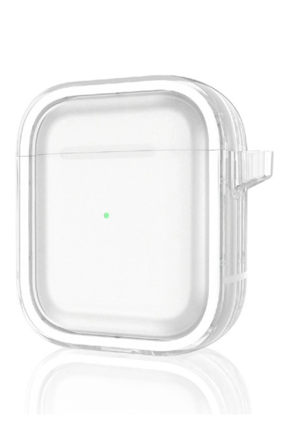 Movenchy Airpods Pro 2 (2.nesil) Shiny Şeffaf Kılıf - Pembe resmi