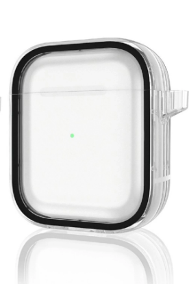 Movenchy Airpods Pro 2 (2.nesil) Shiny Şeffaf Kılıf - Sierra Blue resmi