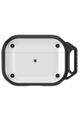Movenchy Airpods Pro 2 (2.nesil) Shiny Şeffaf Kılıf - Siyah resmi
