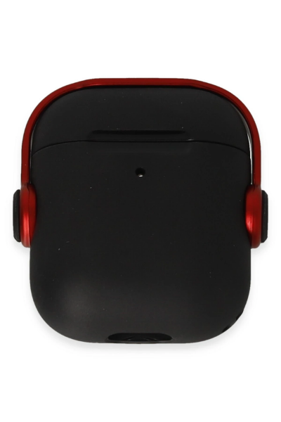 Newface Airpods 2 (2.nesil) Cool Kılıf - Siyah-Kırmızı resmi