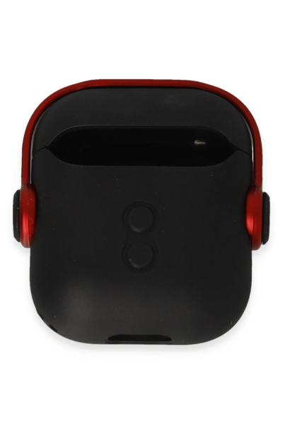 Newface Airpods 2 (2.nesil) Cool Kılıf - Siyah-Kırmızı resmi