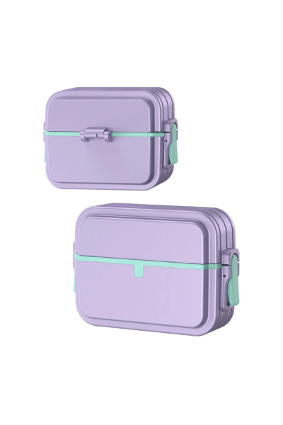Newface Airpods 3 (3.nesil) 404 Kilitli Kılıf - Lila resmi