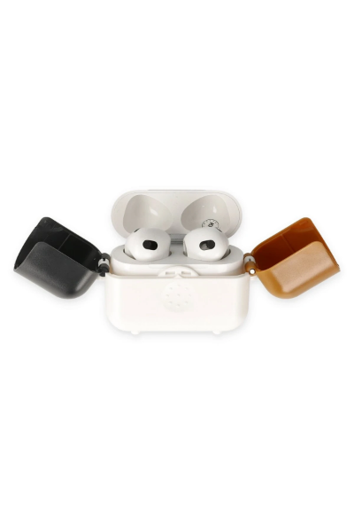 Newface Airpods 3 (3.nesil) Basmalı Kılıf - Beyaz-Siyah-Kahverengi resmi