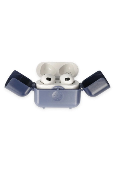 Newface Airpods 3 (3.nesil) Basmalı Kılıf - Mavi-Lacivert resmi