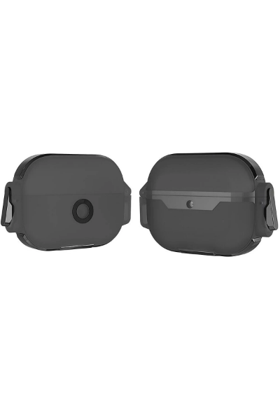 Newface Airpods Pro 2 (2.nesil) 404 Kilitli Kılıf - Gri resmi