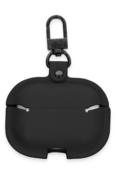 Newface Airpods Pro 2 (2.nesil) Çanta Deri Kılıf - Siyah resmi