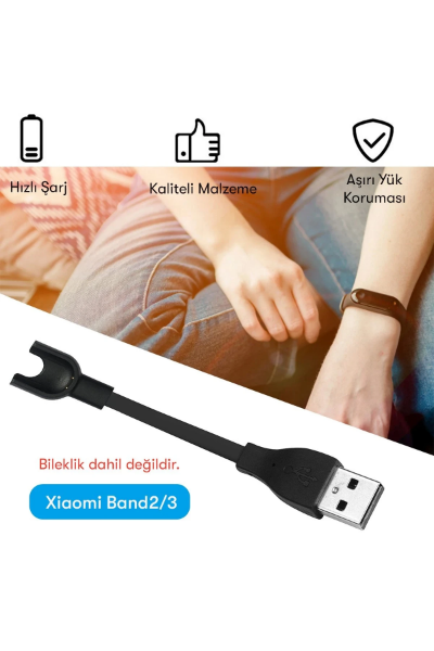 Newface MC03 Şarj Adaptörü Xiaomi Mi Band 2/3 resmi