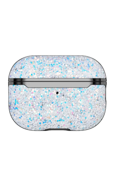 Onegif Airpods Pro 2 (2.nesil) Bright Simli Airpods Kapak - Gümüş resmi