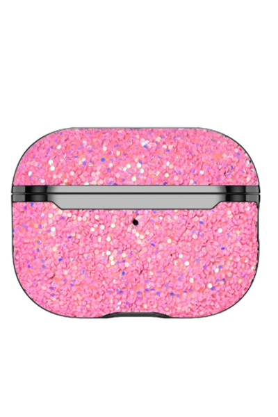 Onegif Airpods Pro 2 (2.nesil) Bright Simli Airpods Kapak - Pembe resmi